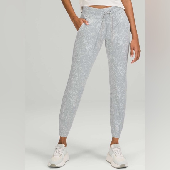 NWOT Lululemon Ready to Rulu Jogger 7/8 Speckle Sprit Jacquard Rhino Grey Silver - Picture 4 of 7